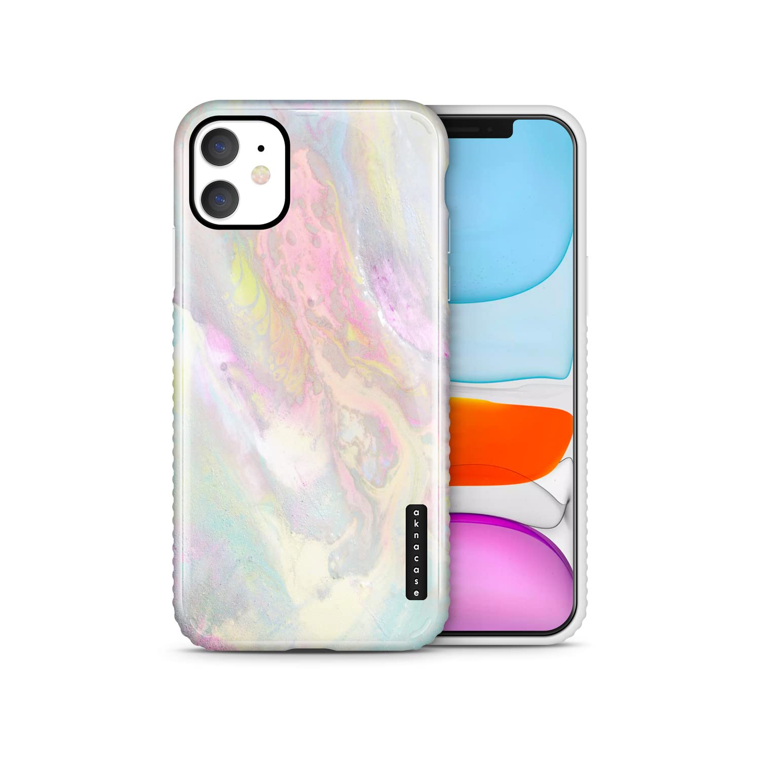 iPhone 11 Case Watercolor, Akna GripTight Series High Impact Silicon Cover with Ultra Full HD Graphics for iPhone 11 (Graphic 102160-U.S)