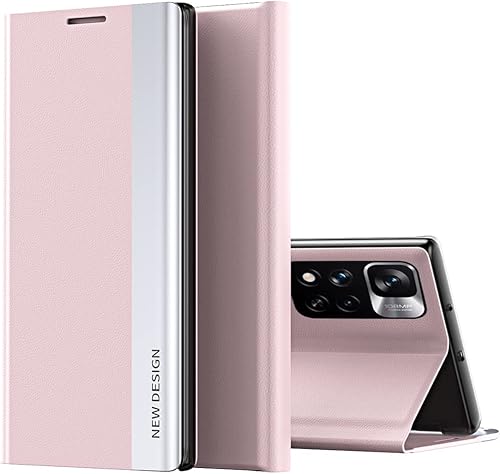 Miniatura 8 de CCSmall Funda para Xiaomi Poco M4 Pro 5G Premium PU Funda de cuero, Funda interior TPU a prueba de golpes Funda de teléfono con tapa para Xiaomi