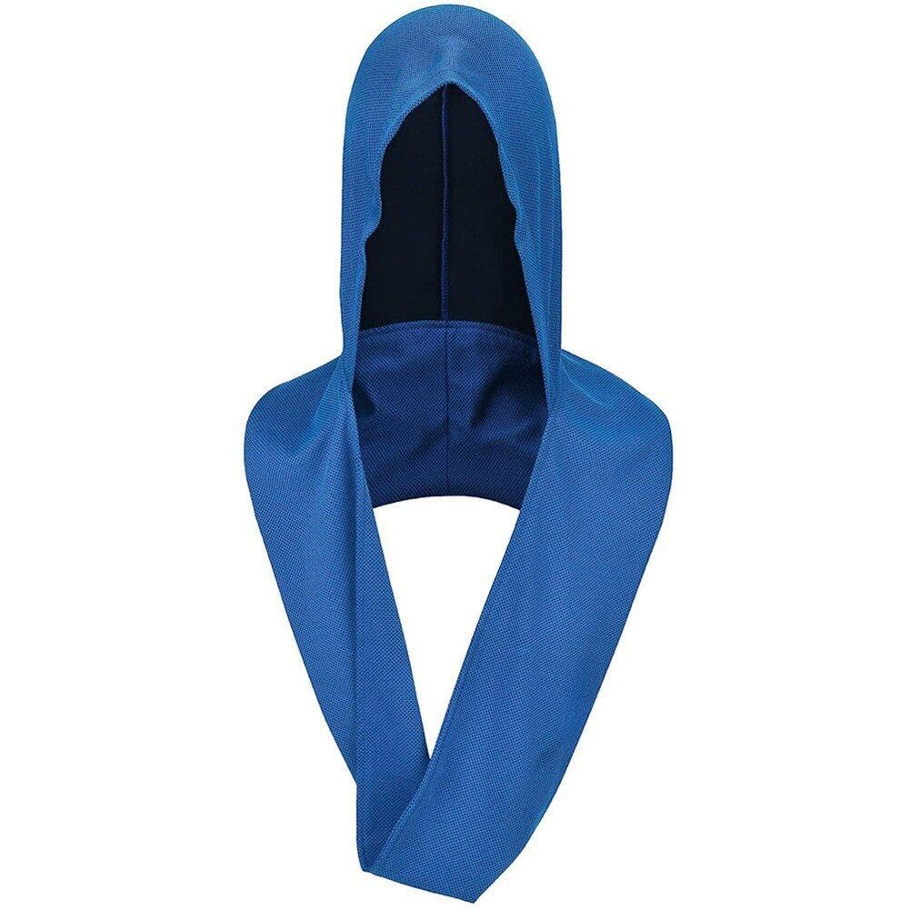 Muteitt Cooling Hoodie Towel Sport Hoodie Cooling Towel for Neck and Face Versatile Cooling Neck Wrap Scarf Soft Breathable Chilly Towel for Camping Cycling