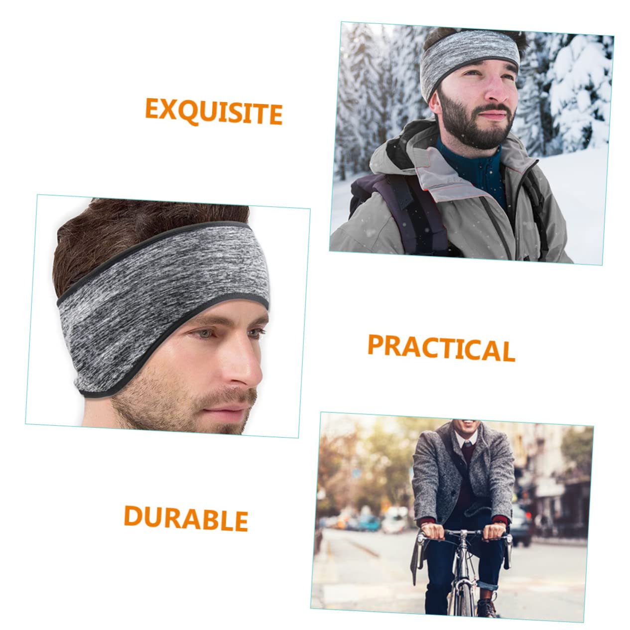 Toddmomy Tocado Winder Protector De Orejas Elástico Banda para Las Orejas Diadema para Ciclismo Diadema para Correr Calentador De Orejas Diadema para Mujer Diadema para Hombre