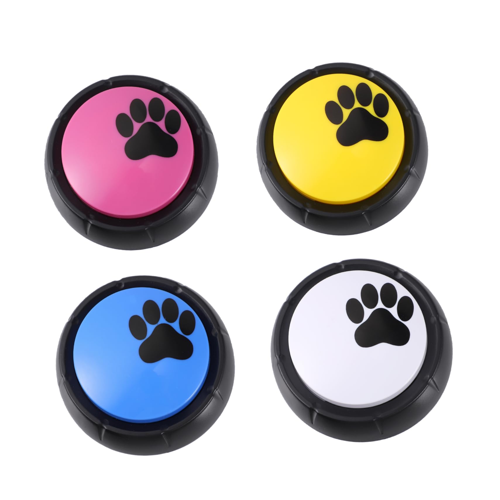 Sosoport Bottone di Comunicazione per Animali, Registrazione 4 Pezzi ABS