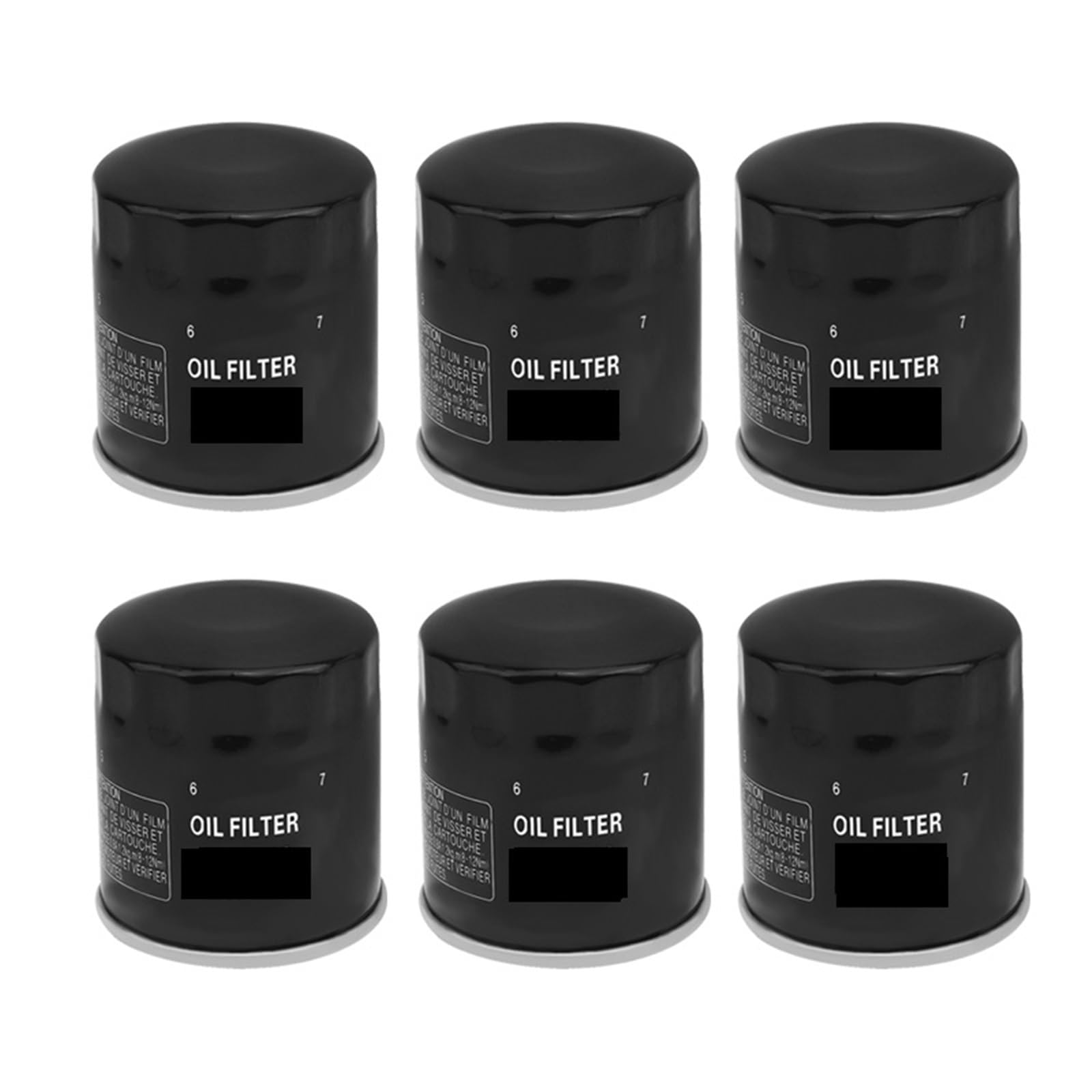 Filtr oleju motocyklowego Pasuje do HONDA VF750C VF750CD VF750C2 MAGNA VFR400 PRO-ARM VFR400R VFR750F VFR750R VFR800 1/2/4/6 szt. filtrów oleju(6 PCS)