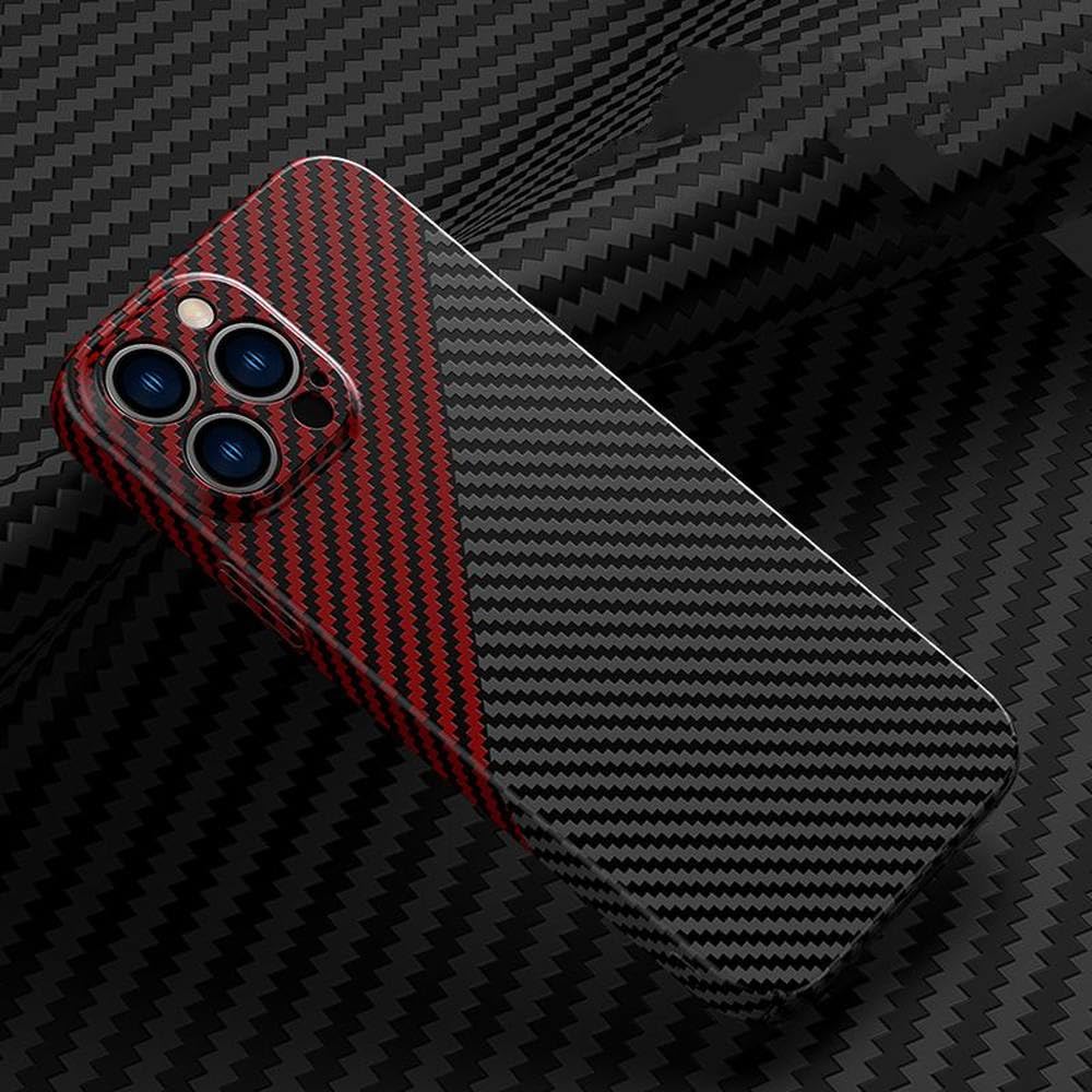 Coque antichoc en carbone pur pour iPhone 15 Plus face aux chutes