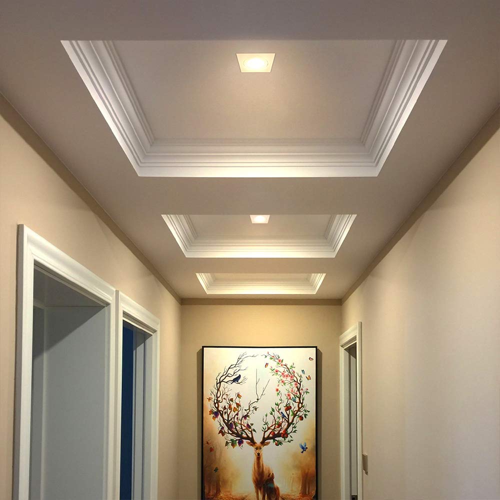 Buy Square LED Ceiling Spot Lamps 2.5 Inch Retrofit Halogen LED