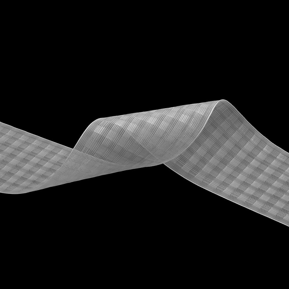 Gardinenband 50 Meter Multitaschenband Universal 80 mm Vorhangband 100% Polyester Transparent Faltenband zum Annähen für Vorhänge und Gardinen 4484MPA Soft Oz-Is Dar Tekstil