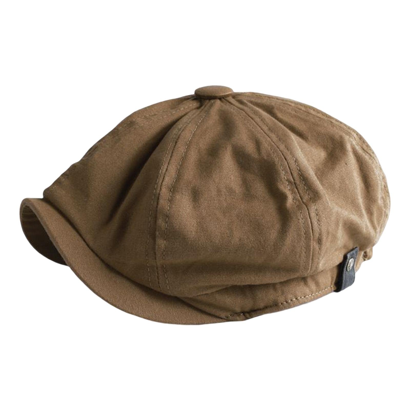 merishopp Breathable Mens Newsboy Hat Soft 8 Panels Headwear for Fall Travel Spring-picture-17