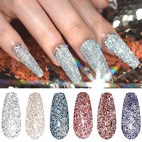 Vishine Set Geles para Uñas 6 Colores Brillantes 8ml miniatura 4