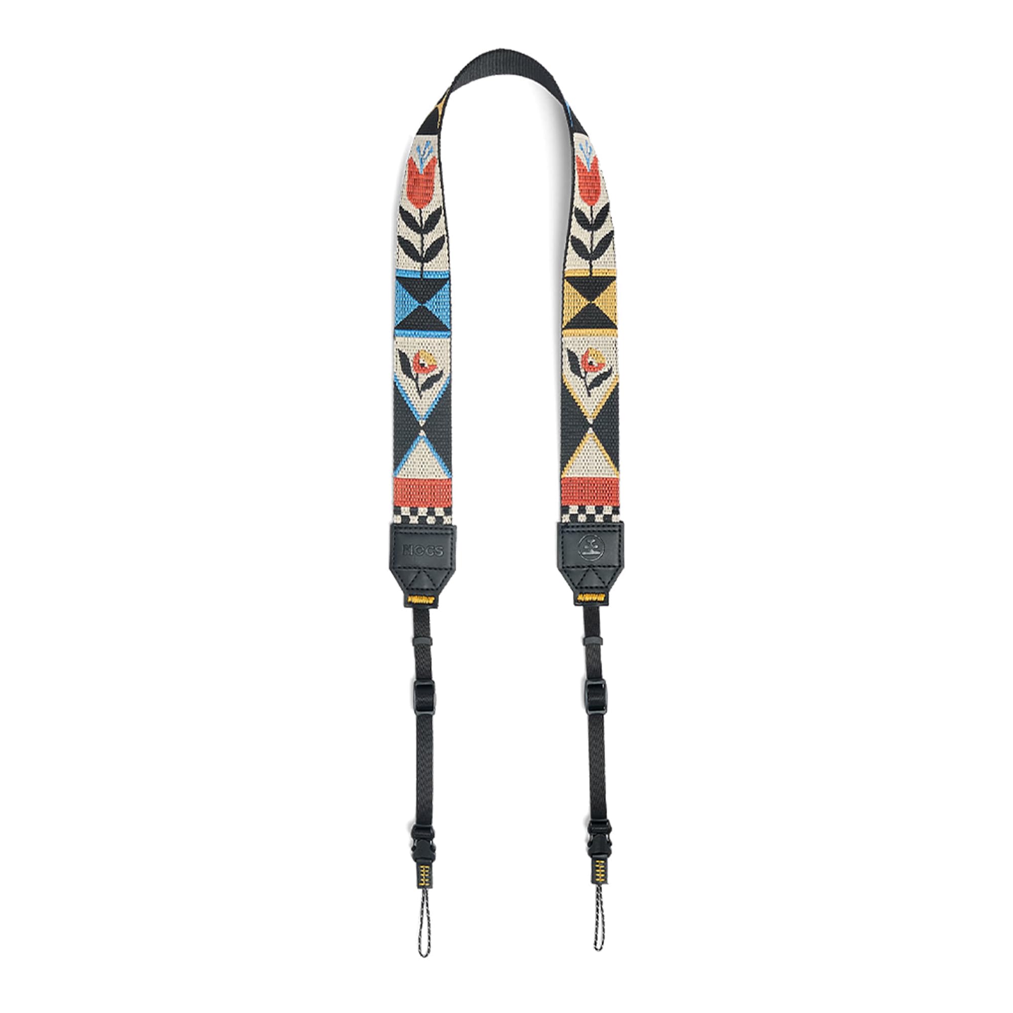 Nocs Provisions NocLoc Woven Tapestry Strap, Binocular & Camera Carry Accessory for All‑Day Comfort Hold - Flora