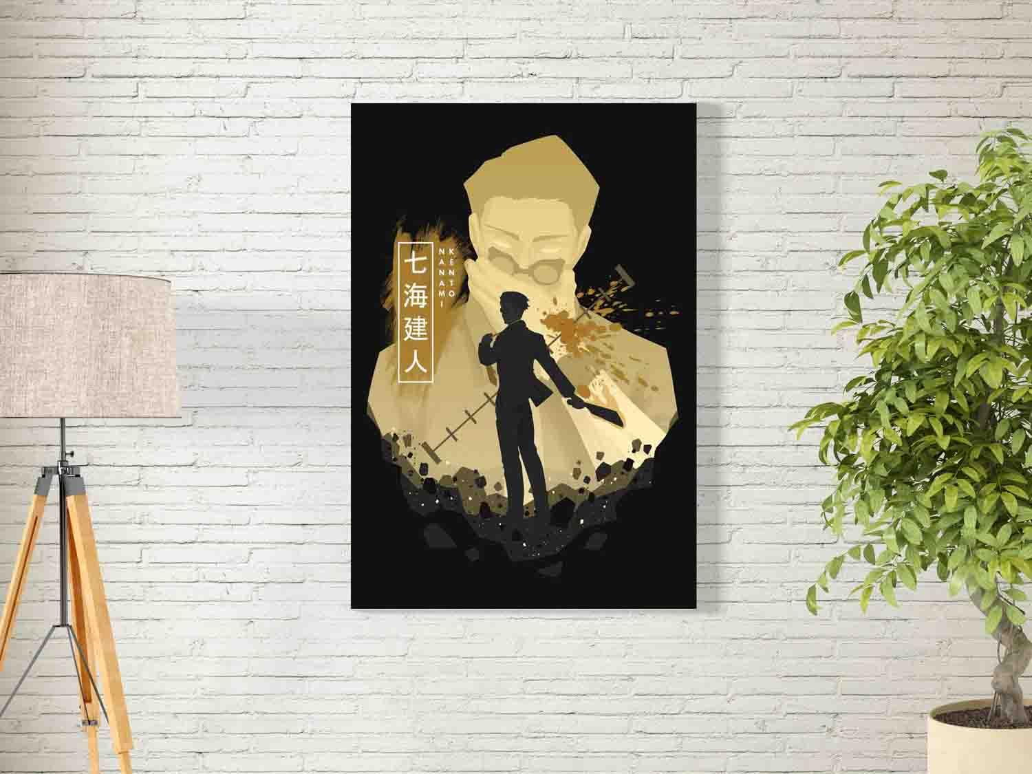 bpaKento Nanami Wall Art For Decoration Easy To Hang, 55X80Cm, 1Pcs