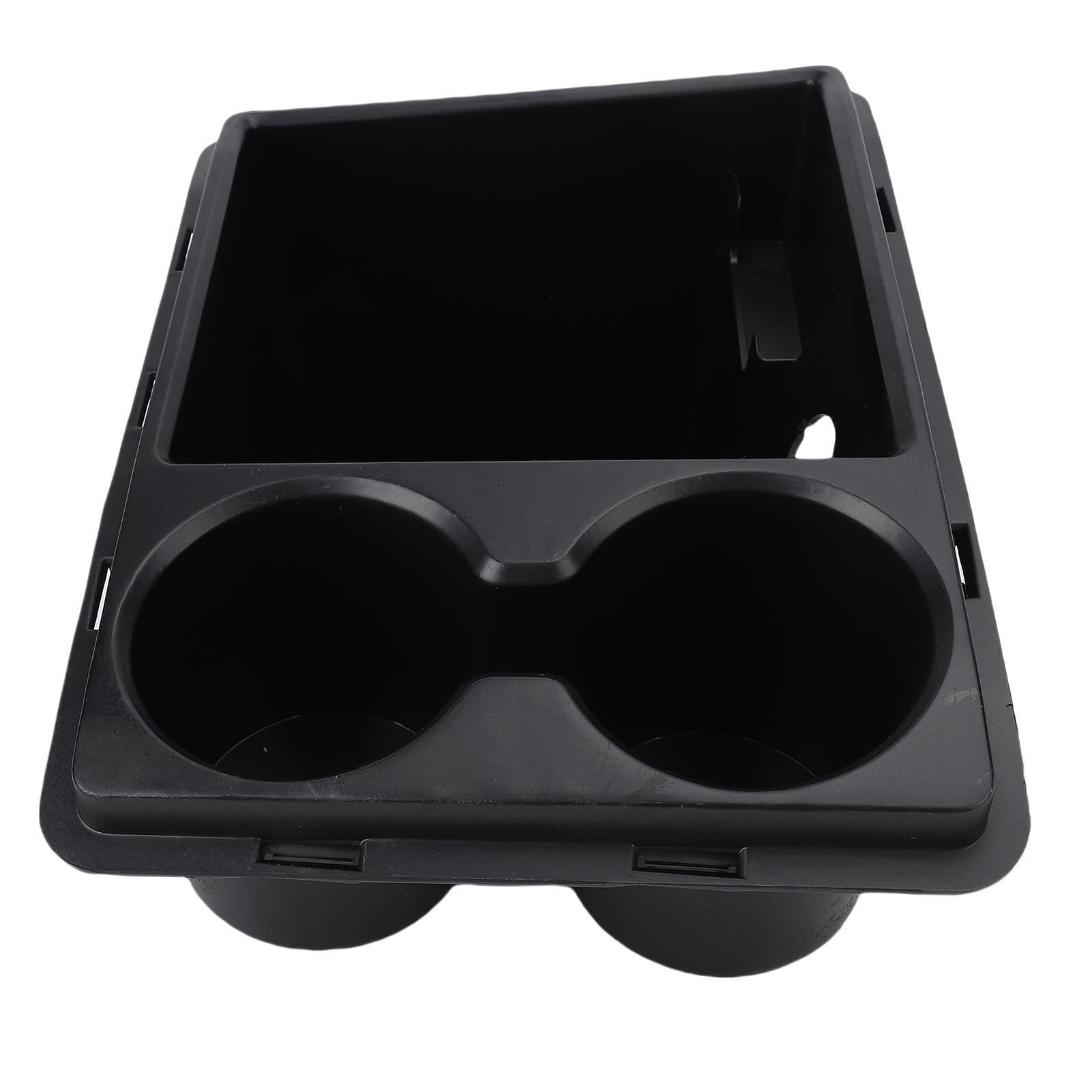 Drfeify Vassoio Organizer per Console Centrale Vassoio per Console Centrale in Plastica Portabicchieri OEM 1QR15DX9AA Aggiunge Spazio 2 in 1 per Telefoni e Bevande Adatto per 1500 2500 3500 2010 2016