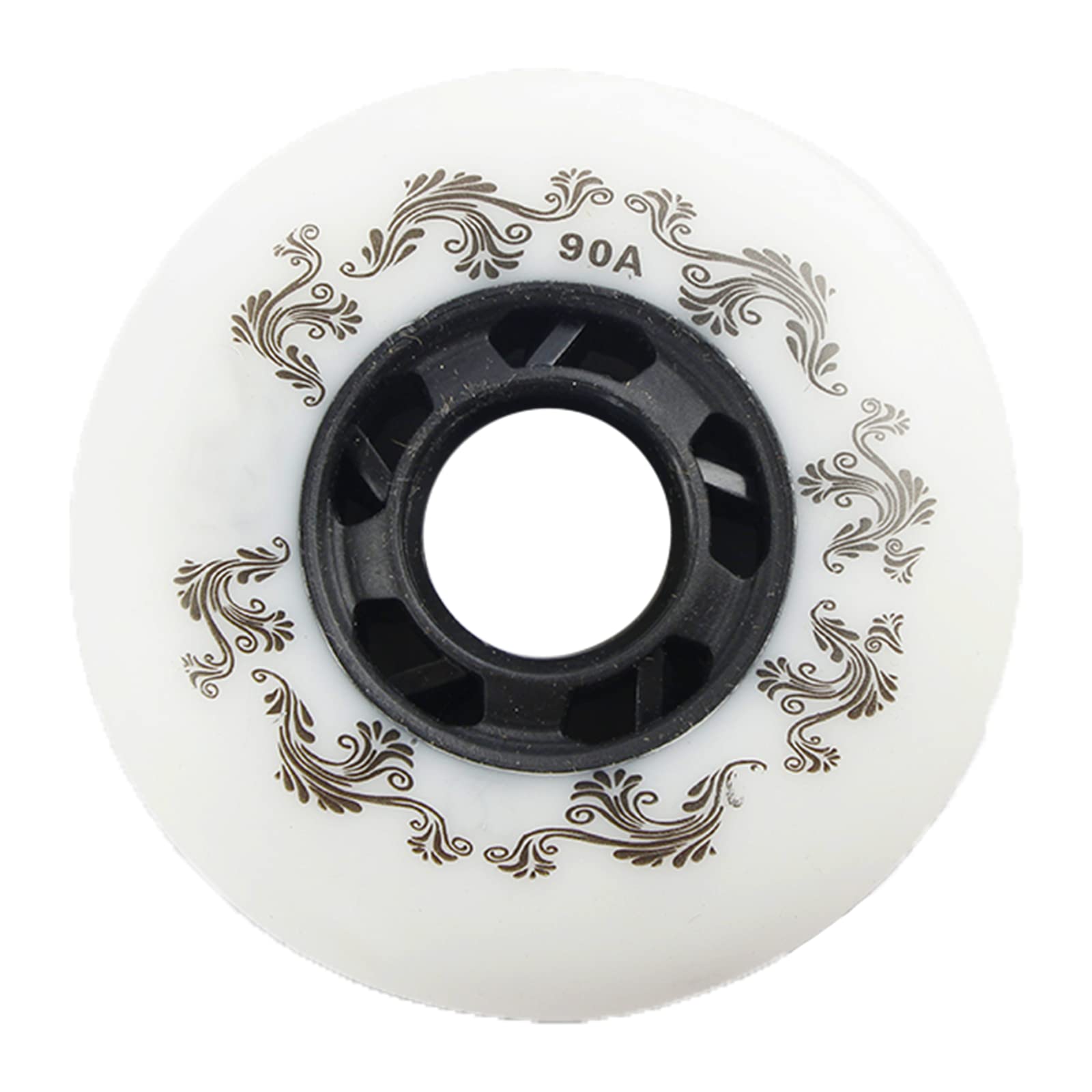 Genérico Ruedas de Repuesto para Patines en Línea Exterior Interior 72 mm/76 mm/80 mm Patines de Hockey sobre Ruedas Ruedas de Freno Ruedas de Equipaje, Etc.