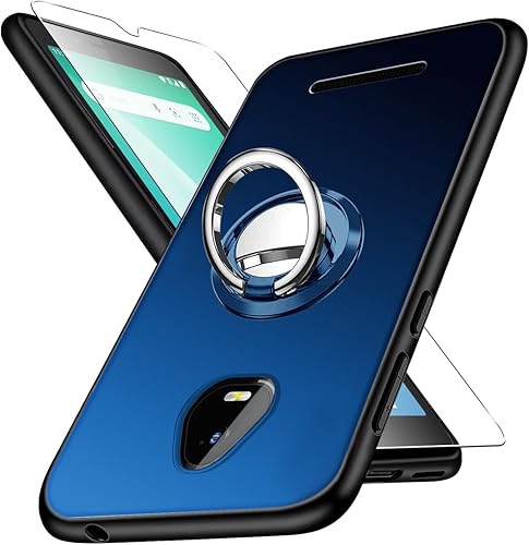 Miniatura 1 de Funda para teléfono SCHOK Volt SV55 SV55216 Ocultar plegable telescópico con anillo Kickstand a prueba de golpes, con 1 protector de pantalla