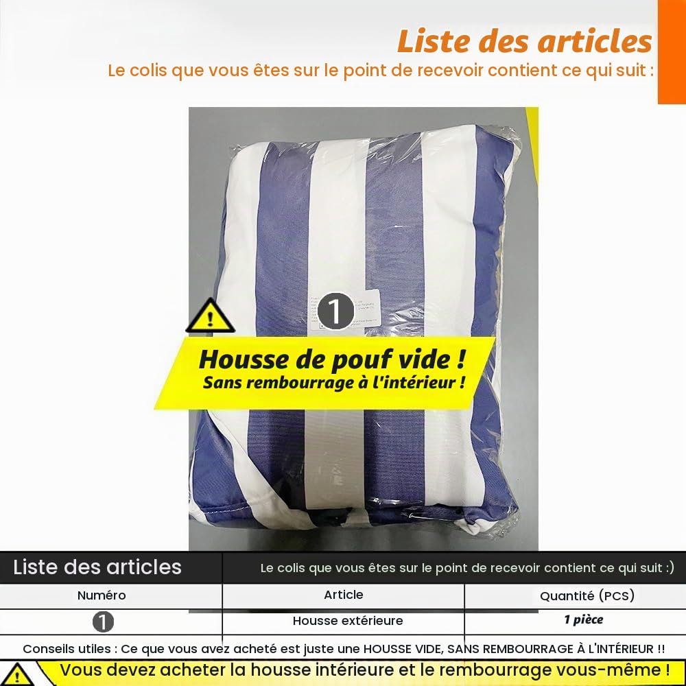 SXBCyan Pouf Flottant for Piscine sans Remplissage - Pouf Flottant for Piscine - Grand Fauteuil Poire Confortable for Extérieur Et Intérieur - Pouf De Plage À Rayures for Extérieur Et Extérieur(Red)