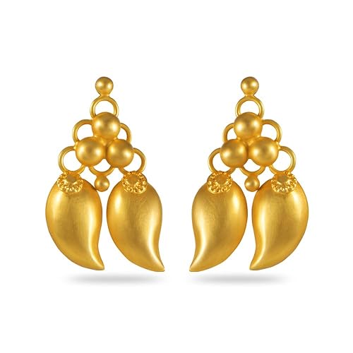 22k Gold Stud Earrings