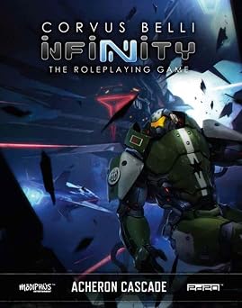 Modiphius Entertainment Infinity Acheron Cascade Campaign - Hardcover RPG Book, Sci-Fi Adventure, Tabletop Roleplaying Supplement