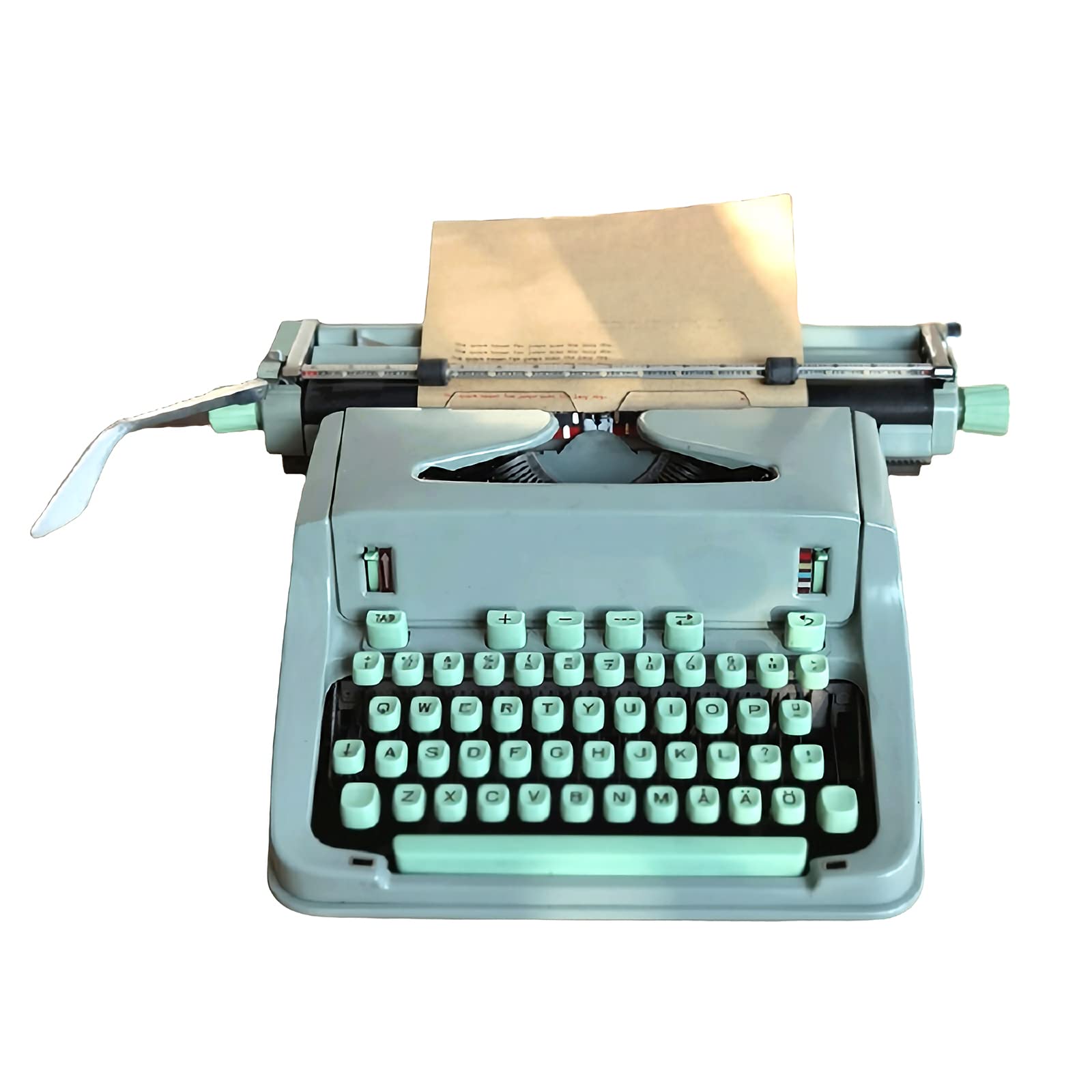 Rare Large Mechanical Typewriter Old fashioned Antique collect gift Normal use With ribbon 45 * 35 * 20CM