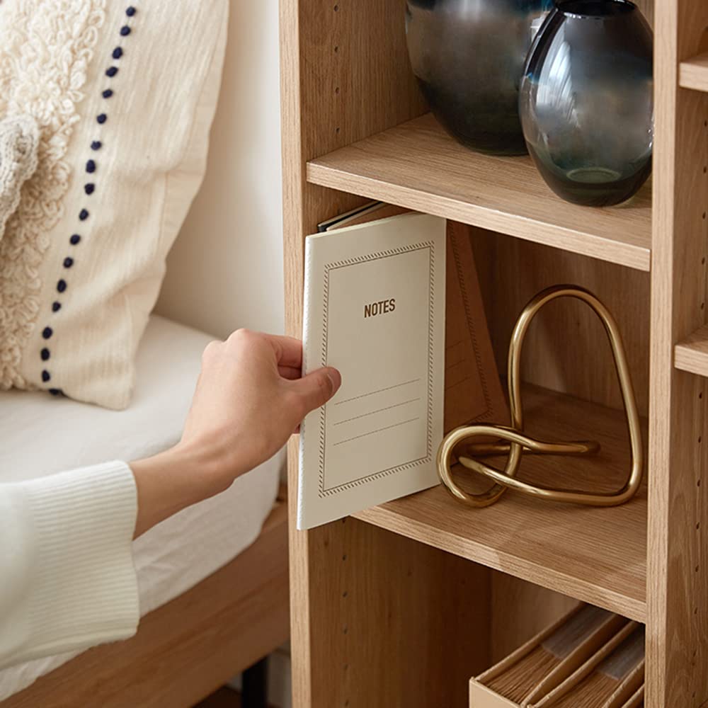 Amazon.co.jp: オープンラック 本棚 幅120cm 木目調 シャビー  