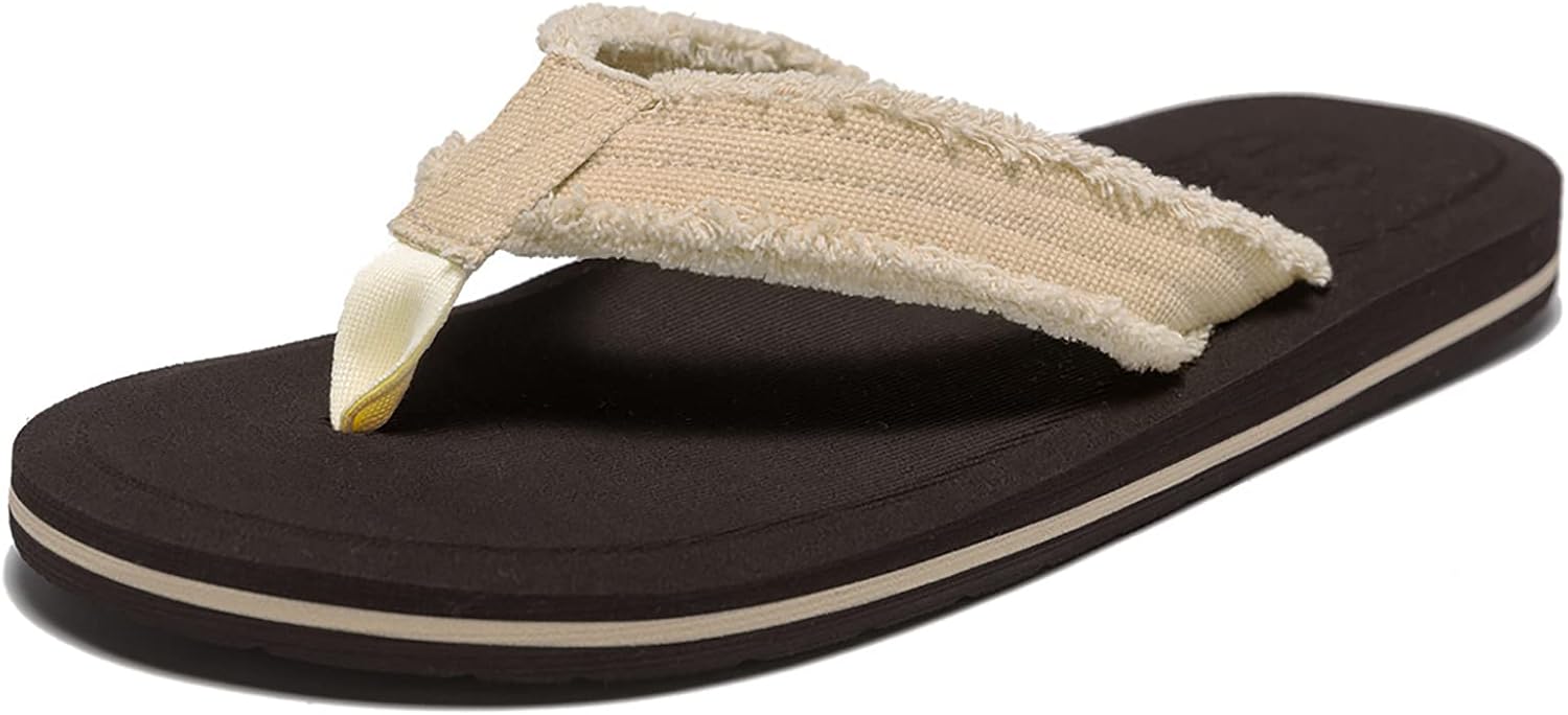 [WOTTE] サンダル メンズ ビーチサンダル 痛くない 島ぞうり ビーサン 軽量 カジュアル シンプルでお洒落 室内/室外履き