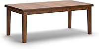 Ashley Ralene Extension Dining Table, Seats 8, Butterfly Leaf, Rustic Brown Wood, 42x78 Dining Room Table