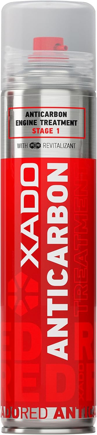 XADO RED ANTICARBON Engine Decarbonizer Spray - Removes Carbon Deposits & Restores Engine Performance, 320 ml