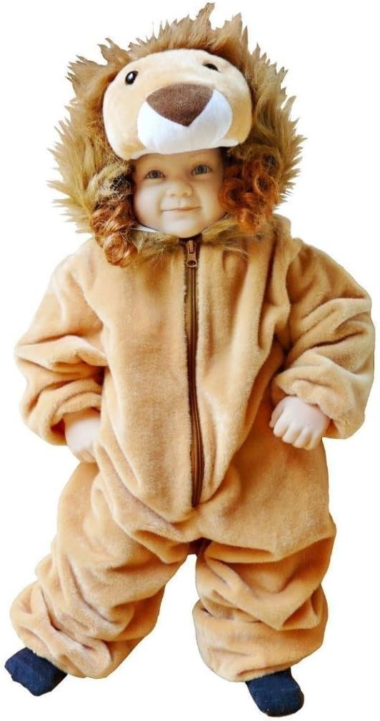 Fantasy World Lion halloween costume-s, for toddler-s, kid-s, girl-s, boy-s, kitty fancy dress-up, cat-s, wild- animal outfit-s, F57 Size: 2t