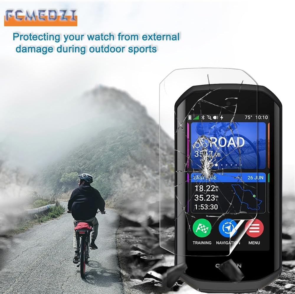 Compatible for Garmin Edge 1050 Screen Protector,Tough and Soft HD Transparent TPU Protective Film ,(Not glass screen protector (4 Pack) - Image 4