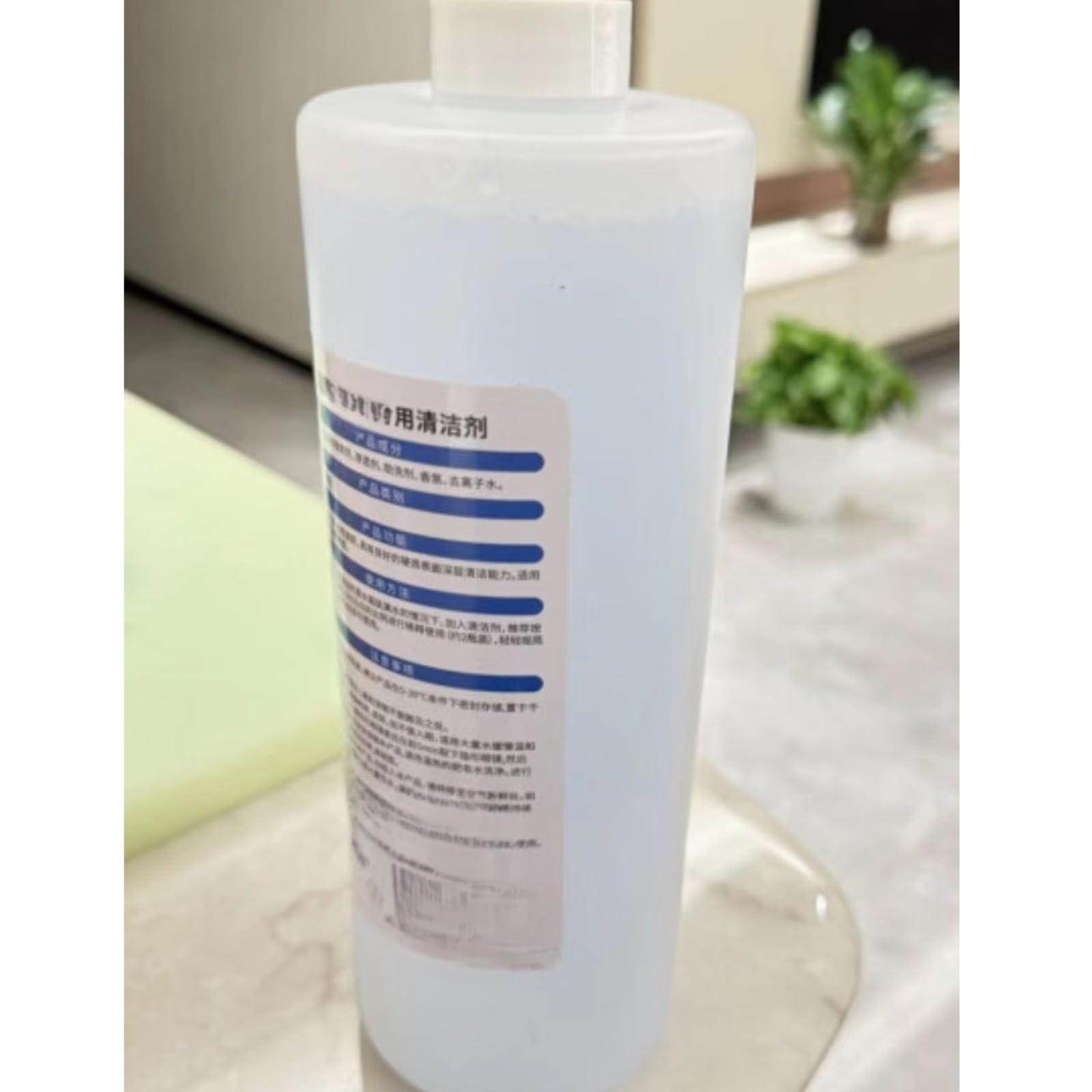 Líquido Limpiador De Pisos. Aroma A Campanas De Viento Azules, 1 L (33.8 Fl Oz). Compatible Para DEEBOT T30S COMBO/X2/X2 COMBO/X1 TURBO/OMNI. Soluciones For La Limpieza De Pisos.(2pcs)