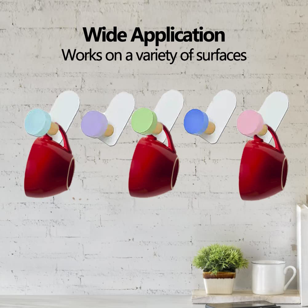 Ganci Appendiabiti Bambini 6 Pezzi - Legno Autoadesivo Animali - Foto 10