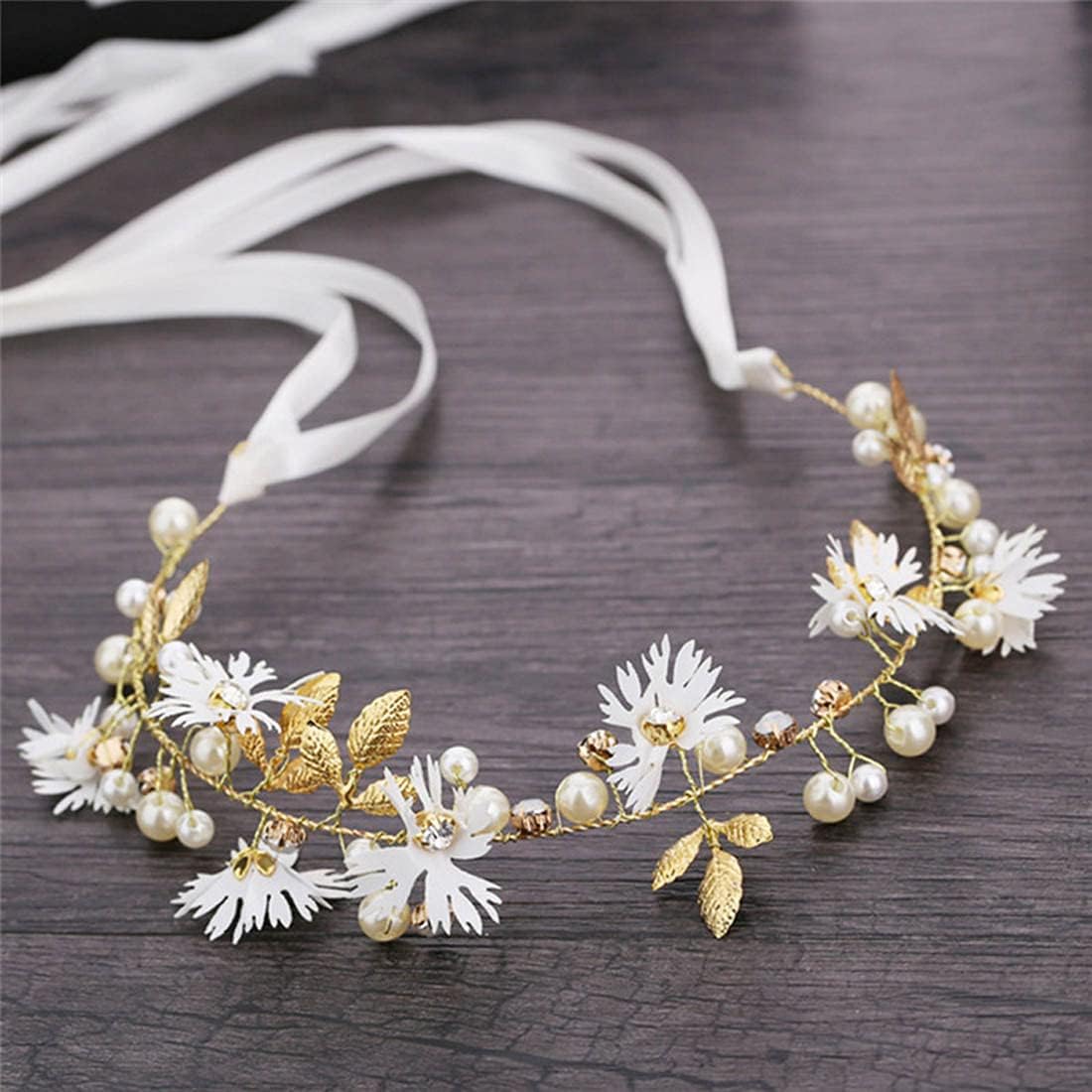 Cerchietto Sposa Con Perle E Farfalla, Color Oro, Pieno Di Cristalli: L'accessorio Perfetto Per Un Look Da Favola A Matrimoni E Feste