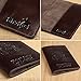 Shvigel US Leather Passport Book Cover - Thin American Travel Passport Holder - Premium International USA Passport Protector Case for Women Men (Glossy Brown)