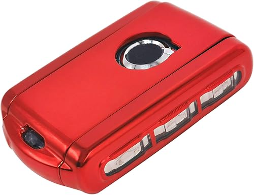 Funda para llavero inteligente de TPU rojo para Volvo XC40 XC60 XC90 S90 V90 2017 2018 2019 2020 2021