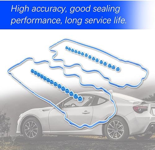 Miniatura 4 de Juego de juntas de tapa de válvula de cabeza del motor, junta de válvula con 29 ojales compatibles con Ford Expedition Explorer F150 F250 F350, para