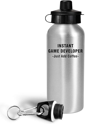 Miniatura 2 de Gifts Idea for Instant Game Developer Designer Water Bottle Tumbler 20oz Reusable Drinkware - Video Gaming Design Dev Team Development Funny Cute