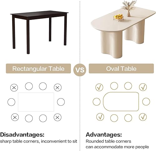 Miniatura 8 de Juego de mesa de comedor para 4, mesa de cocina moderna con 4 sillas, juego de mesa de comedor para cocina, comedor, hogar y oficina (mesa blanca de