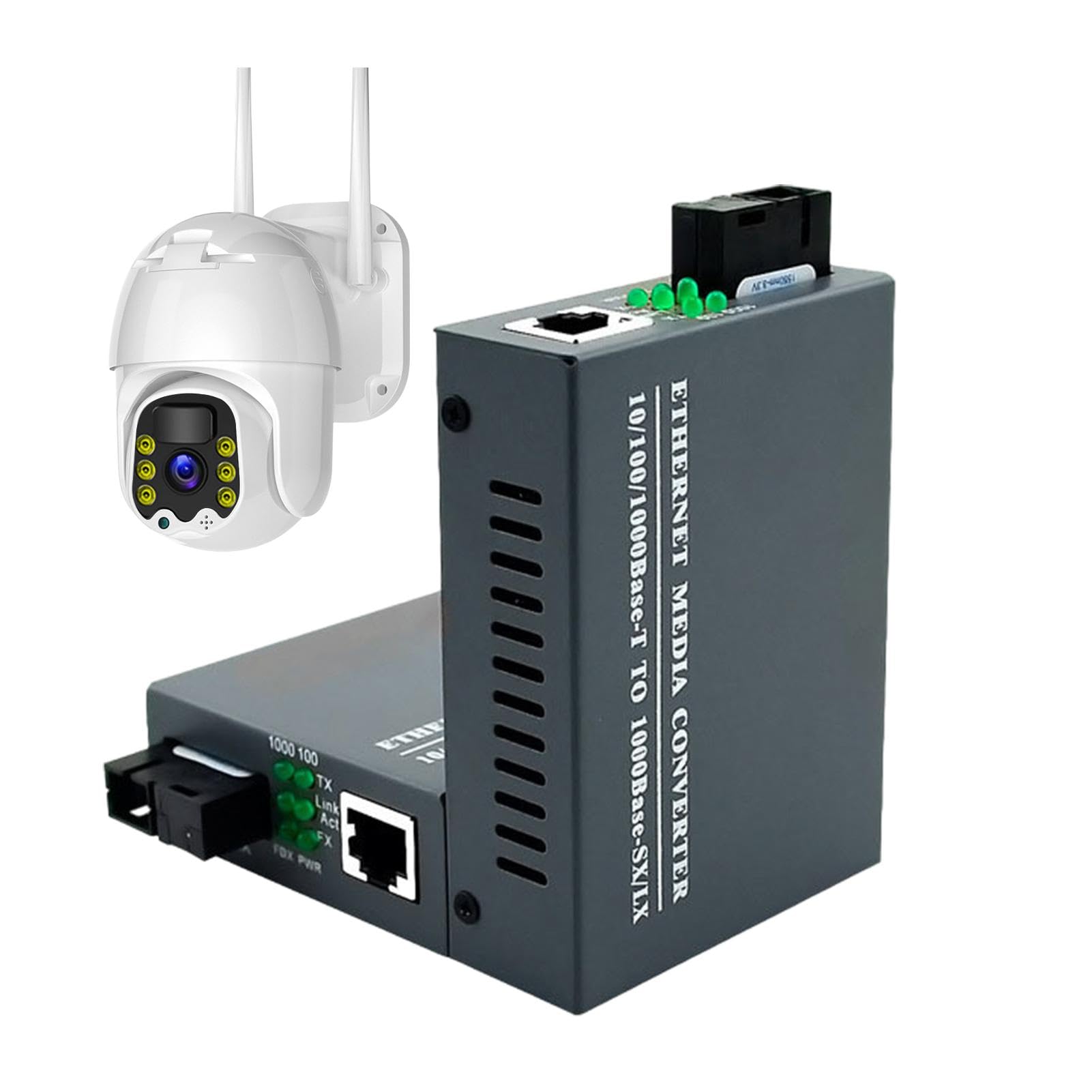 Convertitore Media Gigabit Ethernet In Fibra ST Multimodale