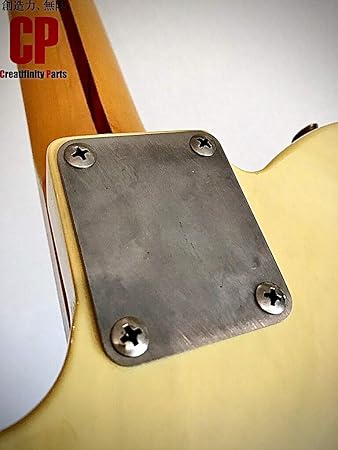 ステンレス製 ネックジョイントプレート レリック 2.0mm ストラト・テレキャス等に CS-NP2