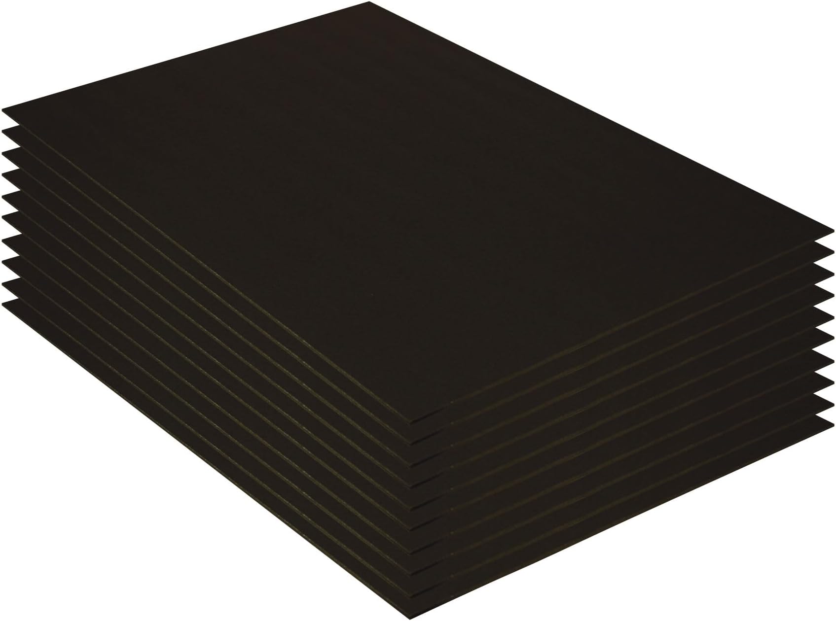 UCreate Foam Board, Black-on-Black, 20" x 30", 10 Sheets