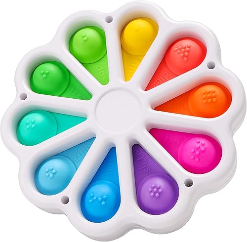 Miniatura 2 de AFLUODN Juguete para ansiedad de dígitos de hoyuelos, juguete para ansiedad con hoyuelos de flores, juguetes para presionar para niños pequeños de 1