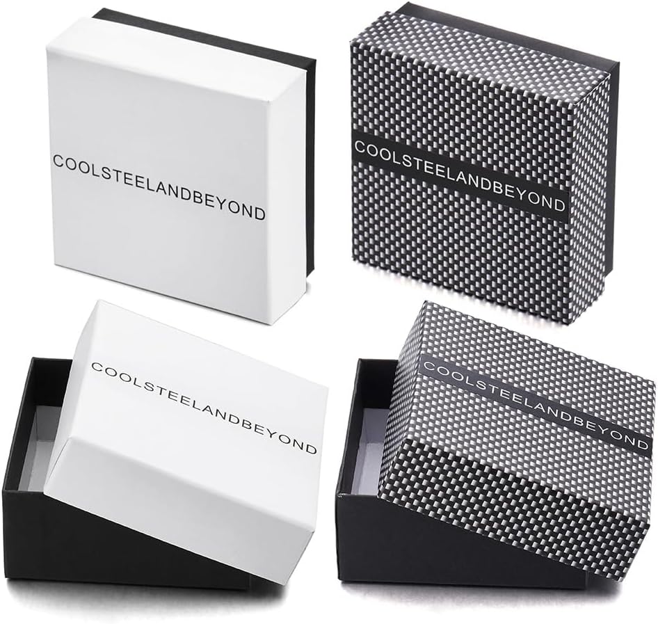 COOLSTEELANDBEYOND Stainless Steel Man Bracelet Energy Link Gold Silver and Free Link Removal Tool - Image 8