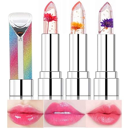 crystal flower jelly lipstick