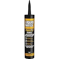 Vista 9 de Liquid Nails LN-2000, Fuze It All, 9 onzas de adhesivo para construcción de superficies, color gris, Gris, 1