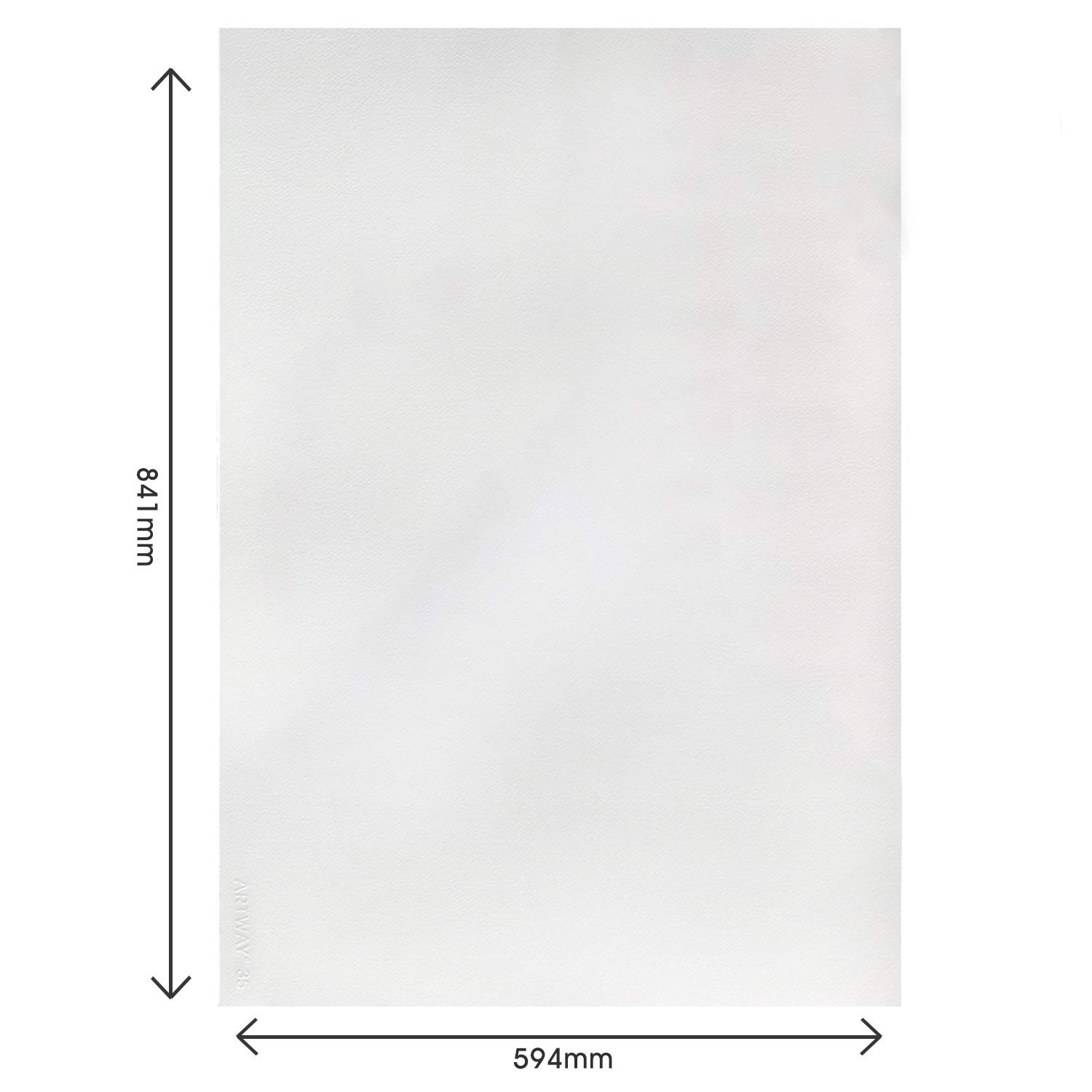 Artway ‘35’ - Aquarellpapier - kaltgepresst - 300 g/m² - Weiß - A1 - 20 Blatt