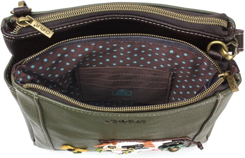 CHALA Merry Messenger RFID Protected Women Faux Leather Shoulder Purse with Adjustable Crossbody Strap | RFID Protected, Faux Leather - Image 5