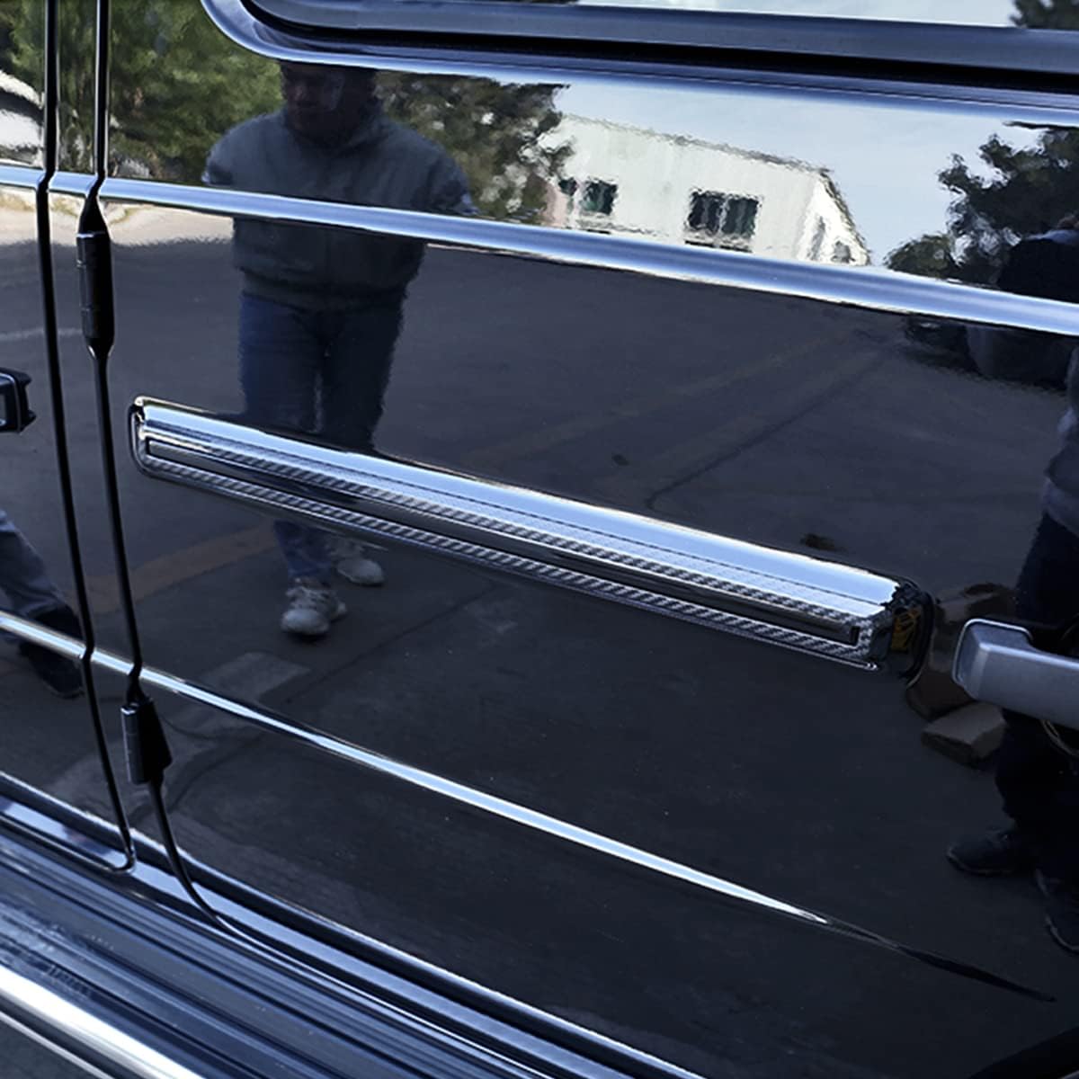 Car Exterior Accessories Body Side Surrounding Trim Real Carbon Fiber for Mercedes-Benz G-Class 2019-2020 W464 W463 10-Piece