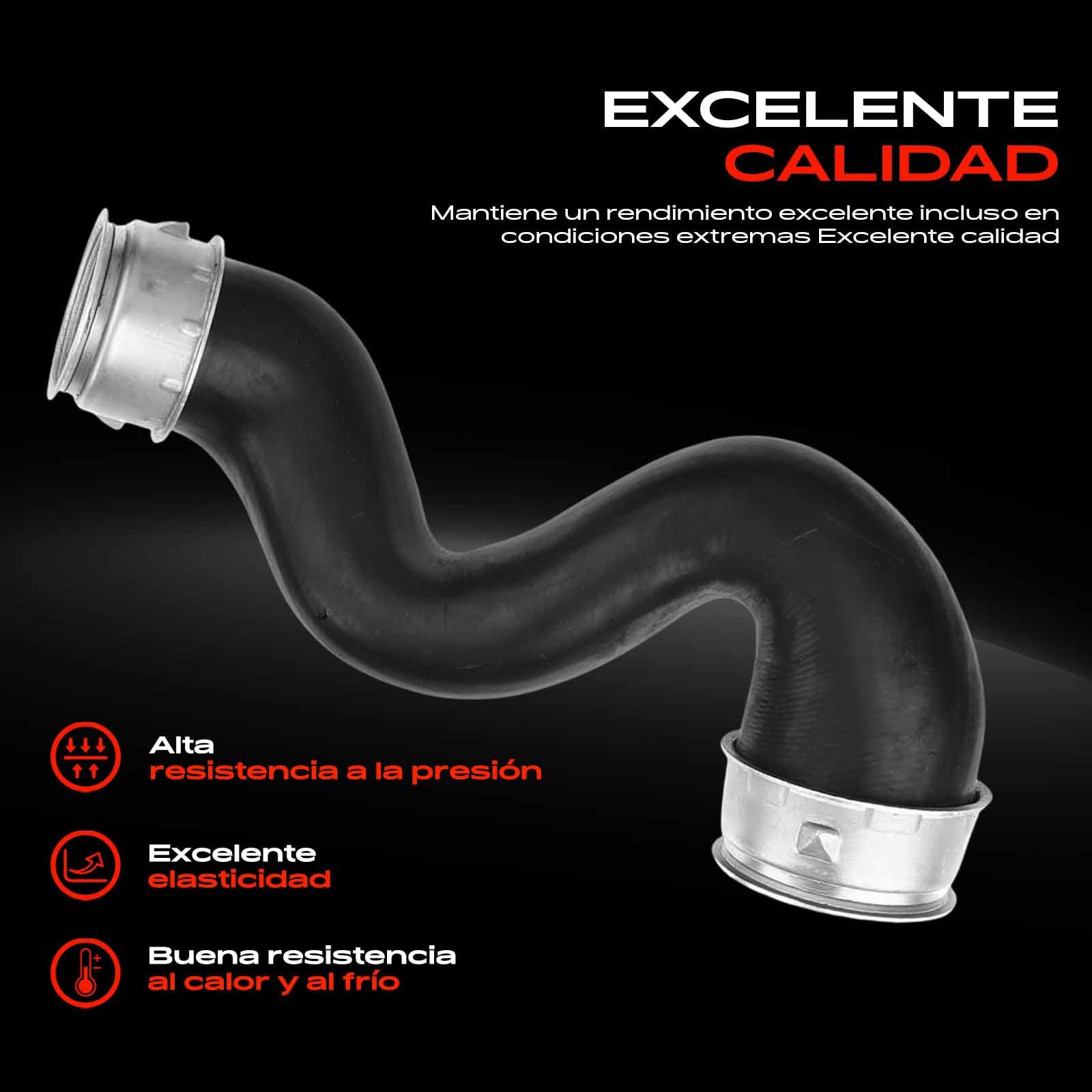 Frankberg Manguera del intercooler manguera del turbo con juntas | 3B0145828G; Compatible con: P.a.s.s.a.t 3B3, P.a.s.s.a.t Variante 3B6, Excelente I 3U4