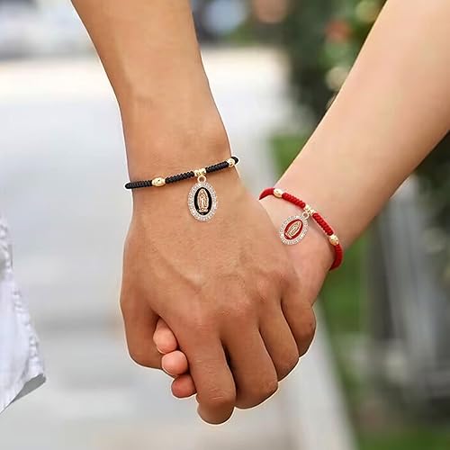 Miniatura 6 de 36 dijes católicos de aleación de diamantes de imitación de Virgen de Guadalupe para bricolaje, rosario, cuentas, collares, pulseras, aretes,