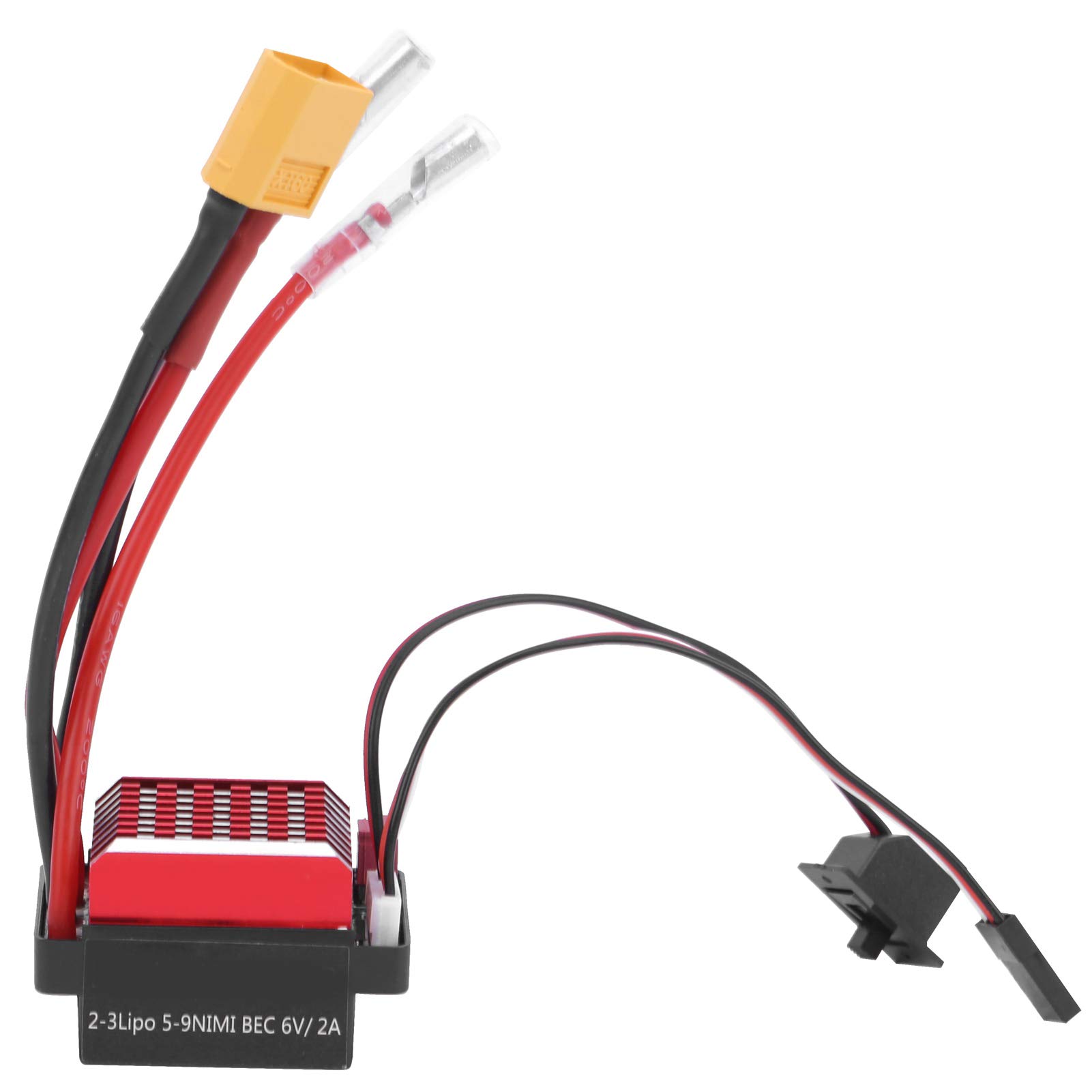 Regolatore elettronico di velocità 360A, RC Crawler Car Bidirezionale ESC Spazzolato Motore Pezzi di Ricambio Attrezzatura di Controllo remoto per 1/10 RV Overland Car Short Truck (Spina XT60)