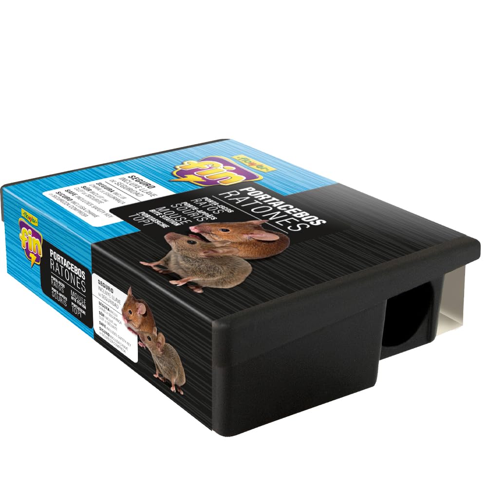 Caja Portacebos Para Ratas Y Ratones Con Llave - Protege A Niños Y Mascotas, Para Trampas O Veneno