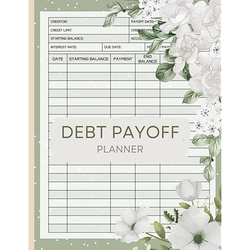 Debt Payoff Planner: Take Control of Your Finances, Monitor Credit Payments, and Stay Organized on Your Debt Journey | 8.5 x 11 Inches, 120 Pages.
