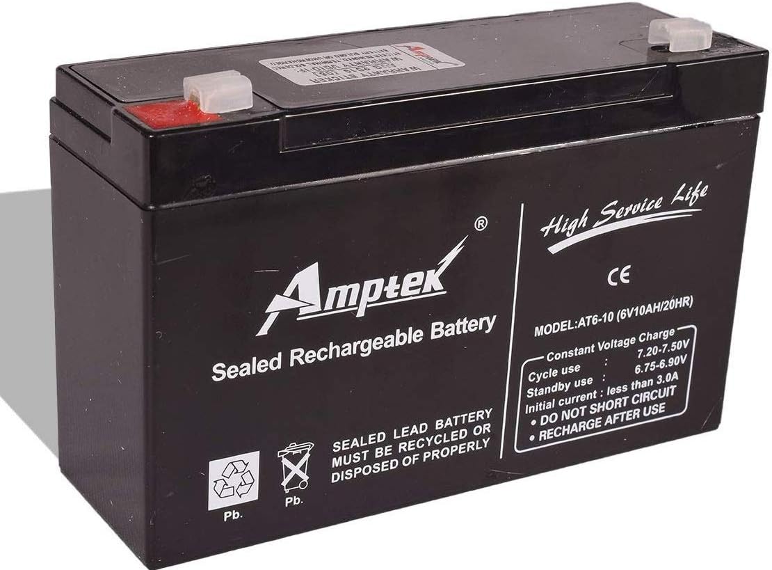 6v 10Ah SMF/VRLA Rechargeable Battery
